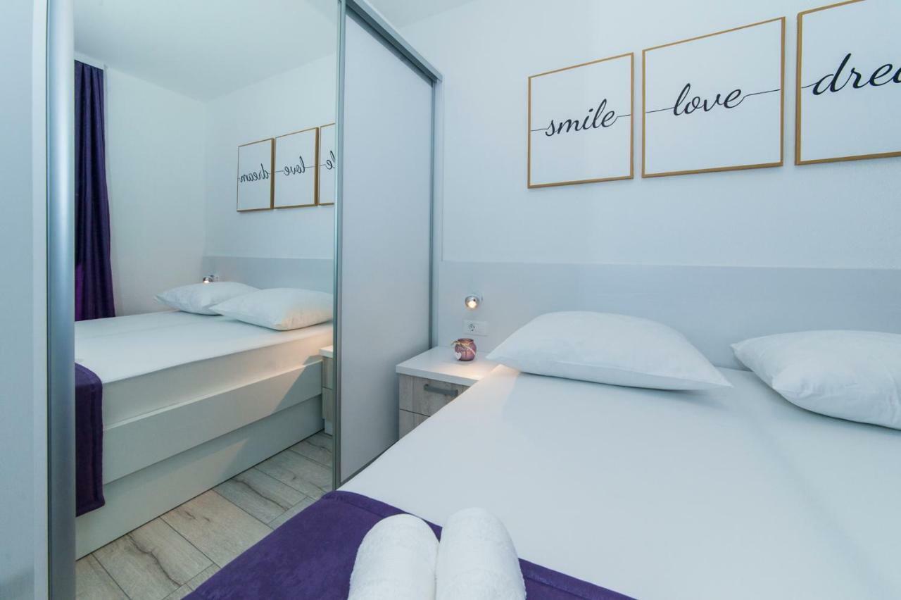 Apartmani Spiline - Mia Baška Voda Exteriör bild